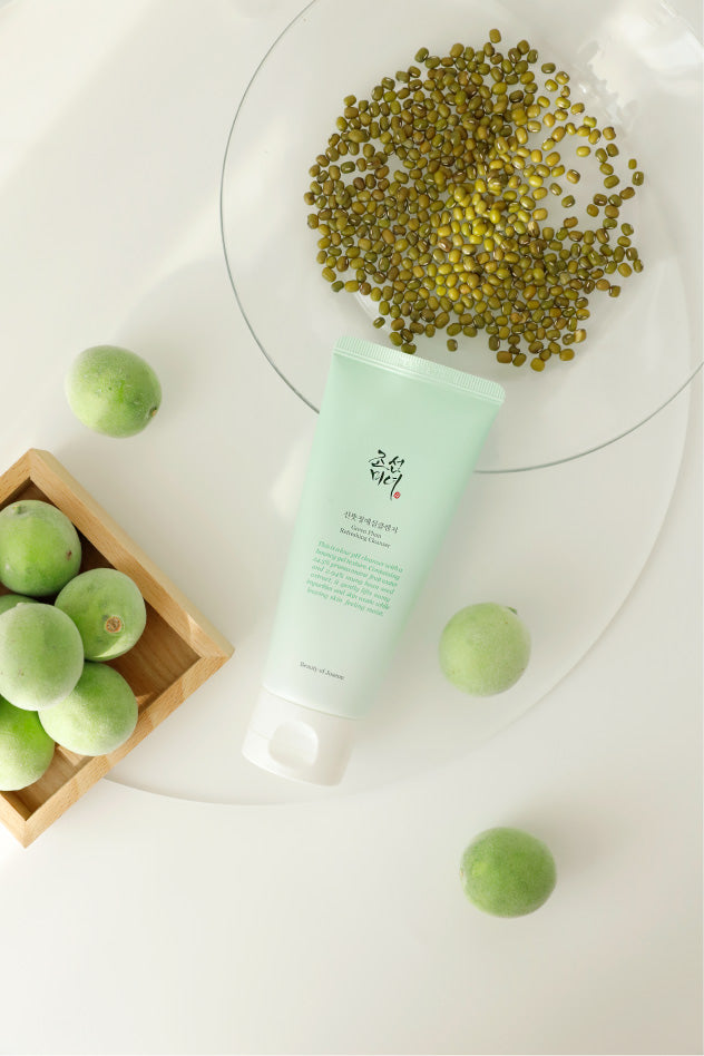 A mildly acidic cleanser with fresh plums