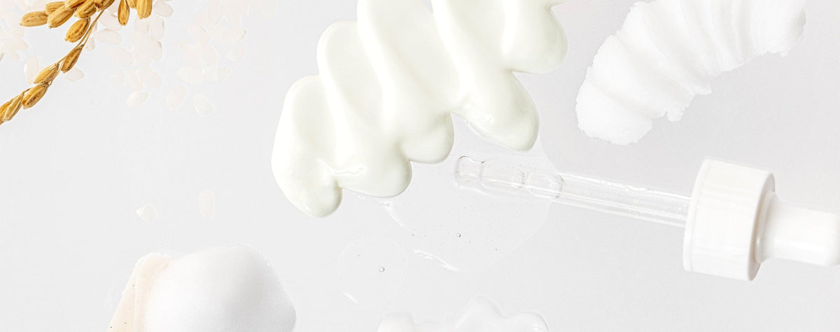 a white liquid with a dropper