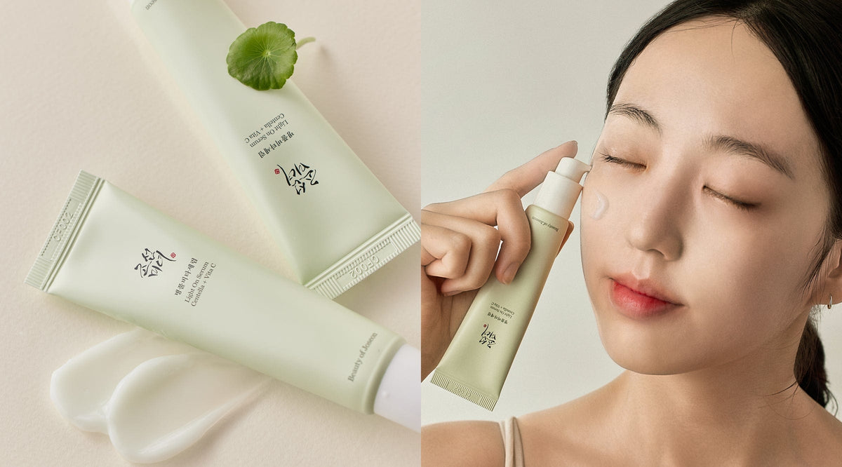 a woman applying cream on her face