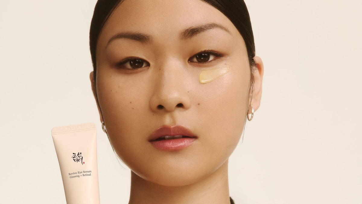 a woman with a cream on her face