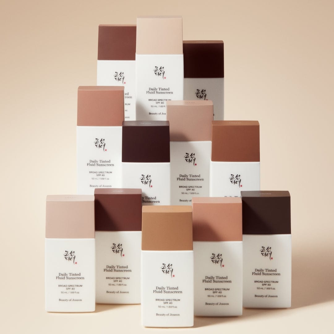 a group of white containers with brown and white text