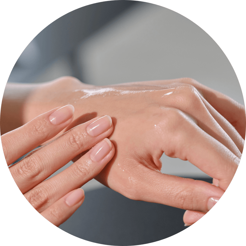 a close-up of a person's hands