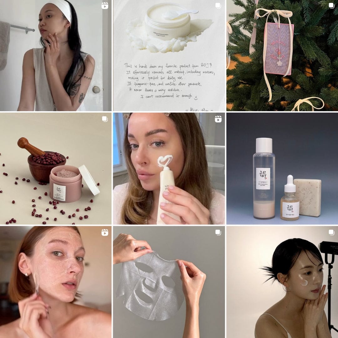 a collage of a woman