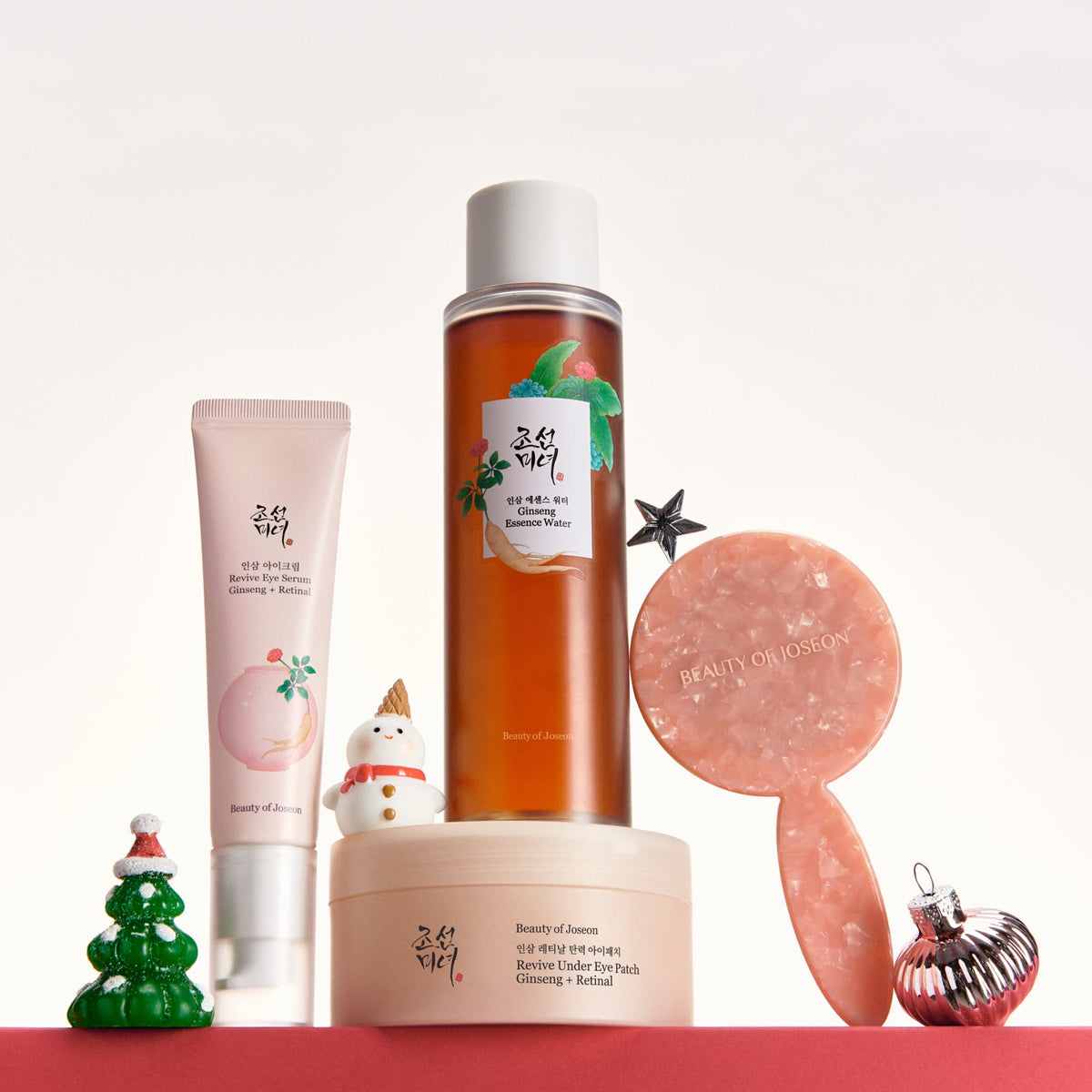 Beauty products set combo - Ginseng Essence Water, Revive Eye Serum and Revive Under Eye Patch