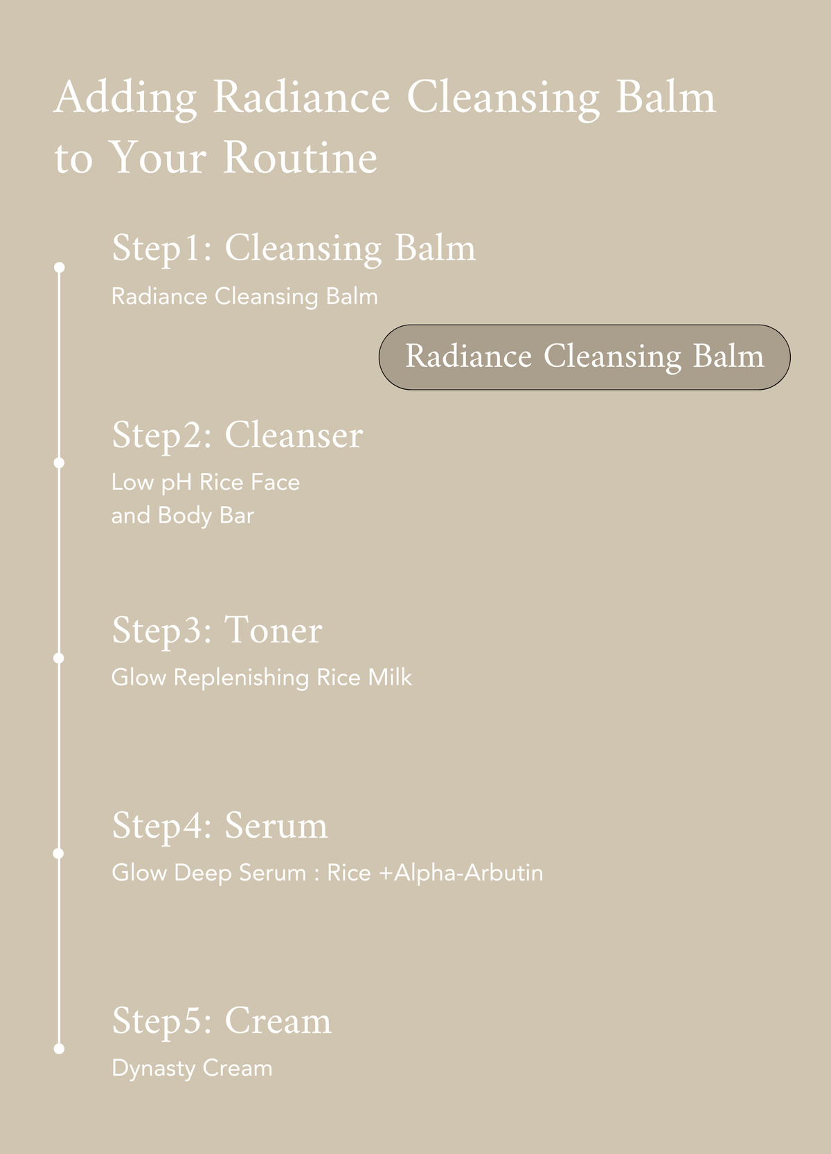Adding Radiance Cleansing Balm to Your Routine