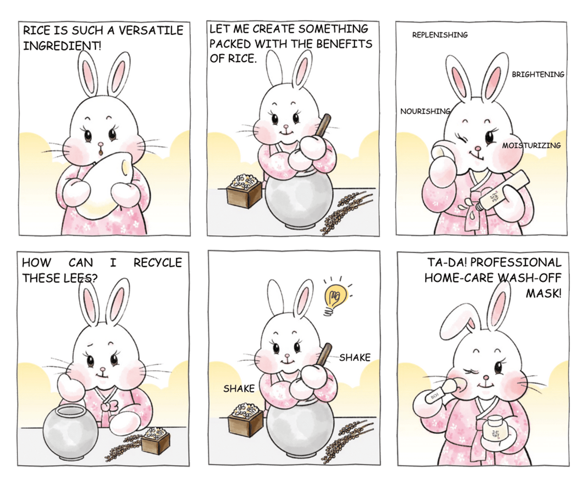 a cartoon of a rabbit
