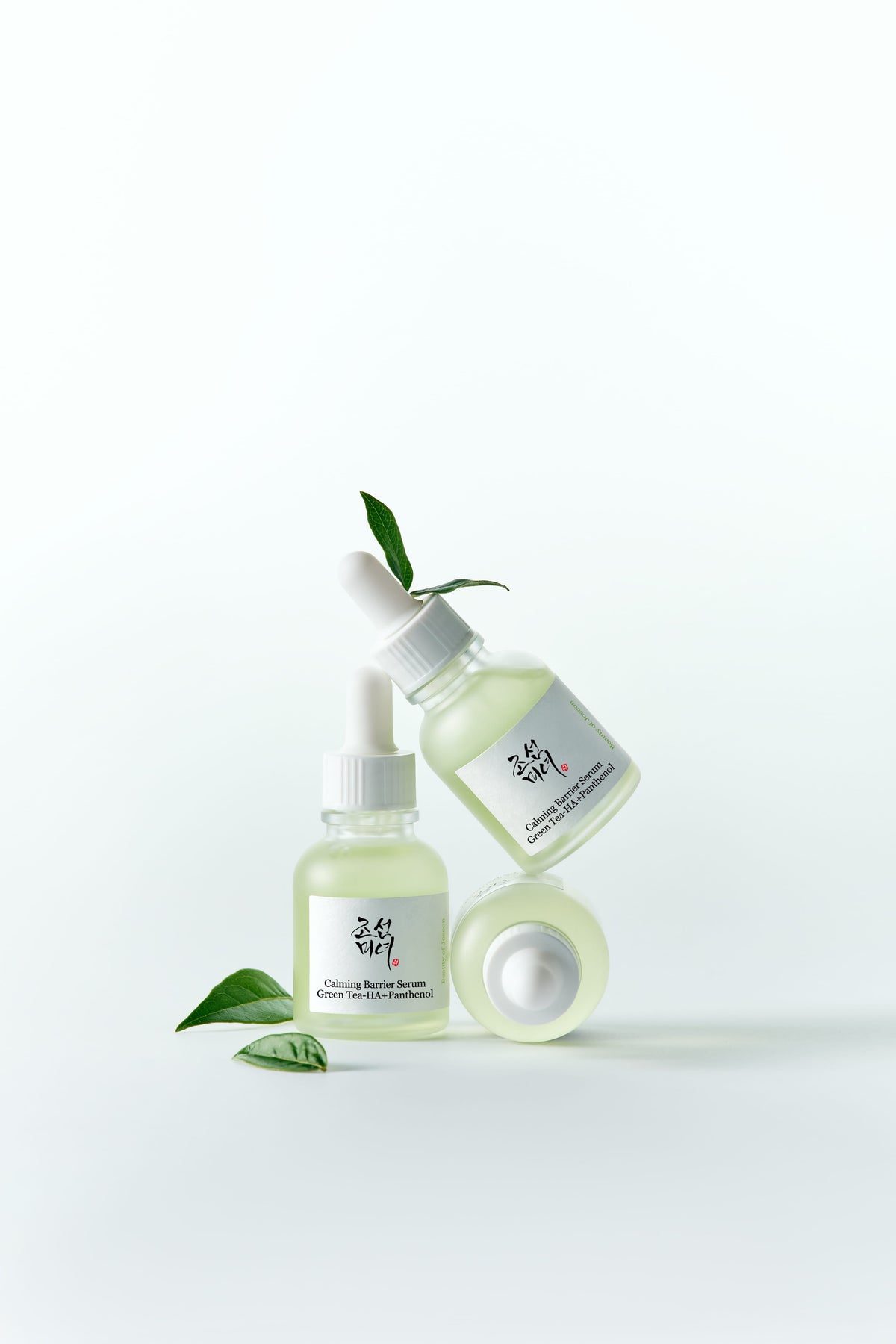 Calming Barrier Serum Green Tea-HA+ Panthenol, 3 Bottles