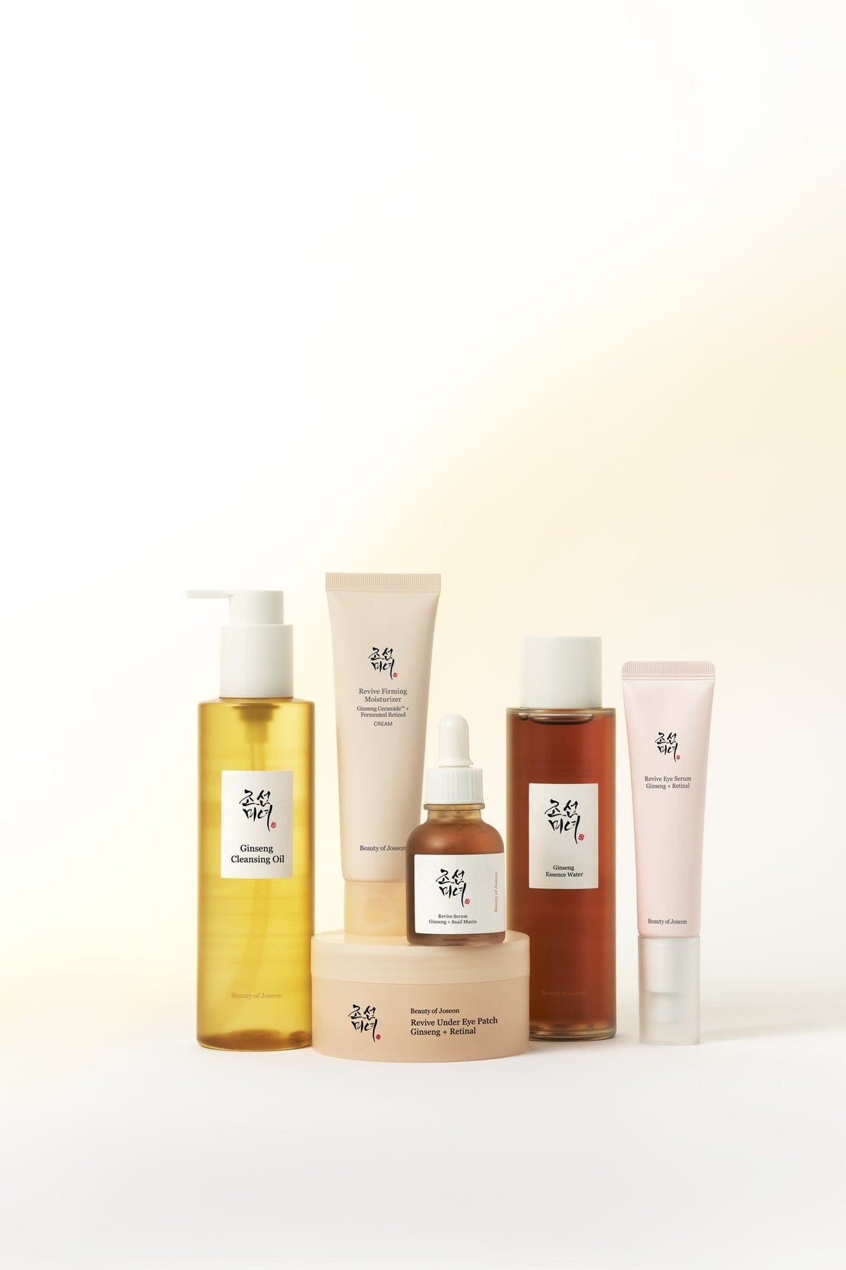 a group of bottles of cosmetics